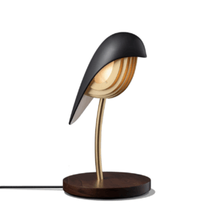 Birdlamp zwart